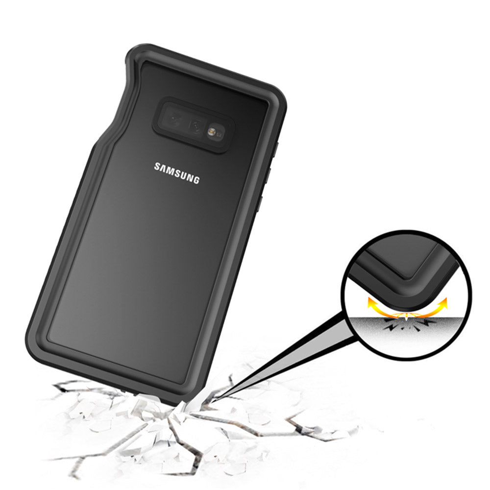 FS Series For Samsung Galaxy S10e IP68 Waterproof Snorkeling Clear Case Anti-Fall Full Protection Phone Cover FS Series For Samsung Galaxy S10e IP68 Waterproof Snorkeling Clear Case Anti-Fall Full Protection Phone Cover